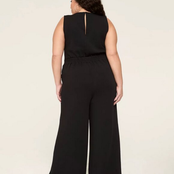 Lane Bryant Journey Tie-Waist Wide Leg Jumpsuit - Picture 2 of 4